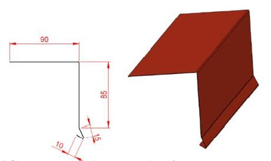 Räystäslista 3.0 m