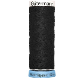Gütermann: Water Repellent vedenpitävä ompelulanka 100m: Musta 000