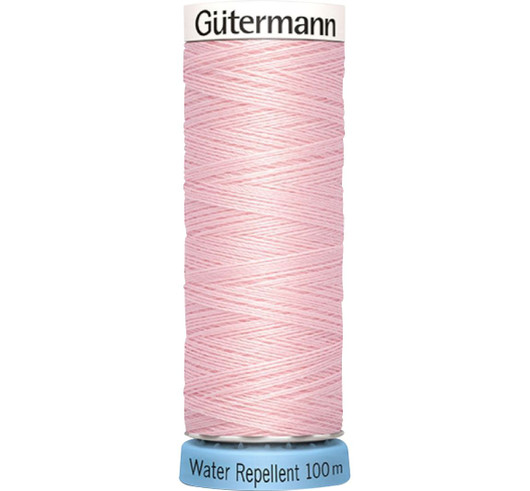 Gütermann: Water Repellent vedenpitävä ompelulanka 100m: Vaaleanpunainen 659