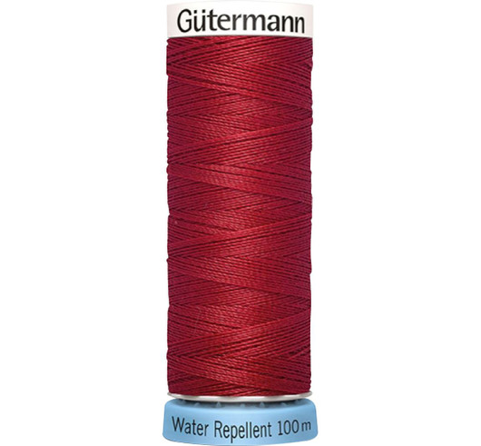 Gütermann: Water Repellent vedenpitävä ompelulanka 100m: Punainen 46