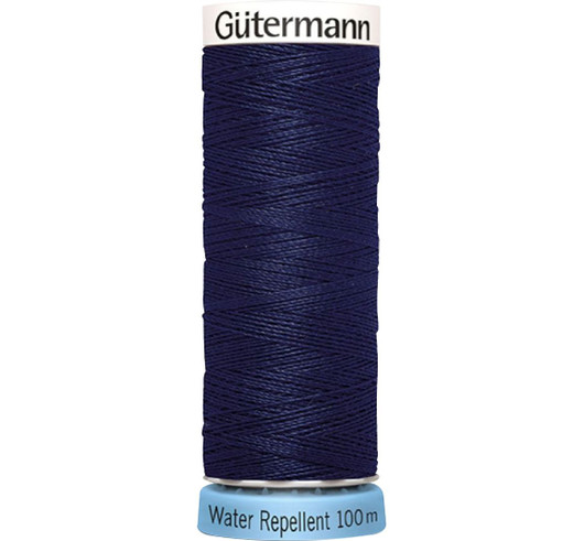 Gütermann: Water Repellent vedenpitävä ompelulanka 100m: Tummansininen 310