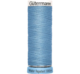 Gütermann: Water Repellent vedenpitävä ompelulanka 100m: Vaaleansininen 143