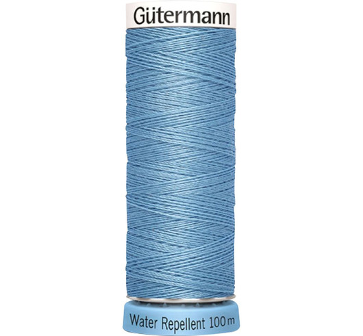 Gütermann: Water Repellent vedenpitävä ompelulanka 100m: Vaaleansininen 143