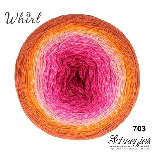 Scheepjes: Cotton Whirl -lankakakku 1000m