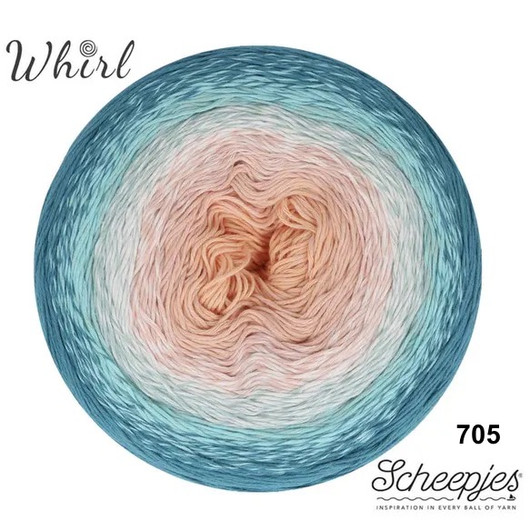 Scheepjes: Cotton Whirl -lankakakku 1000m