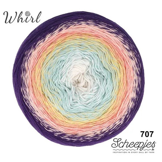 Scheepjes: Cotton Whirl -lankakakku 1000m