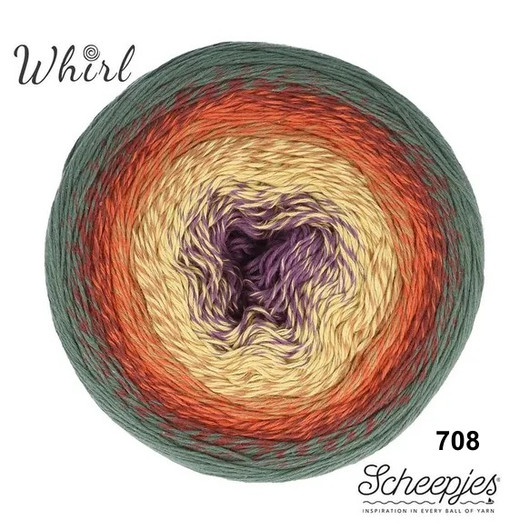 Scheepjes: Cotton Whirl -lankakakku 1000m