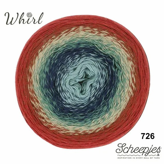 Scheepjes: Cotton Whirl -lankakakku 1000m