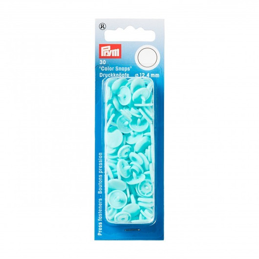 Prym Snaps neppari 12,4mm, vaaleanturkoosi