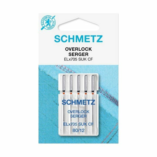 Ompelukoneneula: Schmetz Overlock EL x 705 SUK CF 80/12