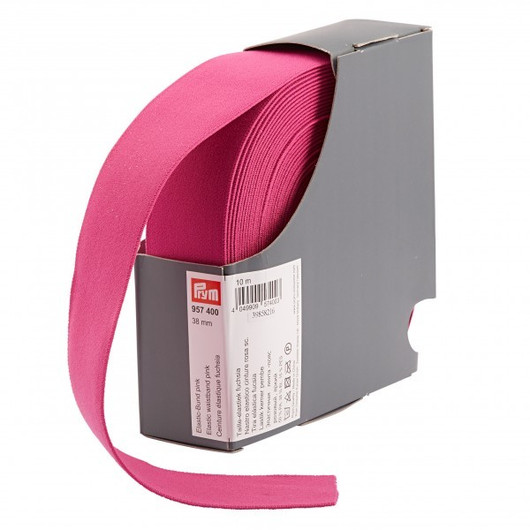 Prym: Bokserikuminauha 38mm, pinkki