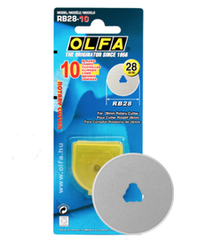 Olfa: Vaihtoterä pyöröleikkurille 28mm 10kpl