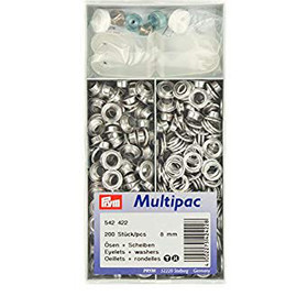 Prym: Purjerengas / sirkkarengas 8mm + työvälineet 200kpl