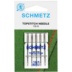Ompelukoneneula: Schmetz Top Stitch 80/12