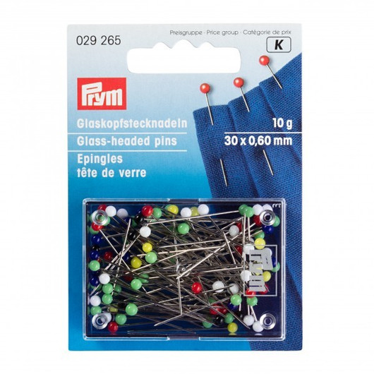 Prym: Nuppineula lasipäinen 30mm 