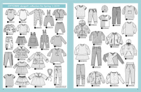 Ottobre design: Kids fashion 50-170cm, kevät 1/2019