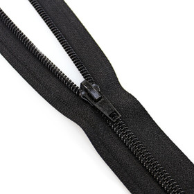 Metrivetoketju spiraali 6mm, musta ja valkoinen, 1m