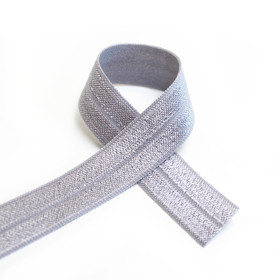 Joustokanttinauha Foe 19mm/1m, vaaleanharmaa