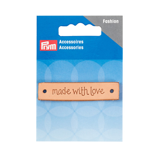Prym: Made with love merkki suorakaide, nahka
