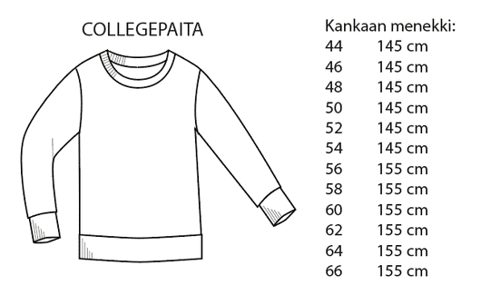 Jujuna, kaavapaketti: Weekend - miesten collegepaidat 44-66
