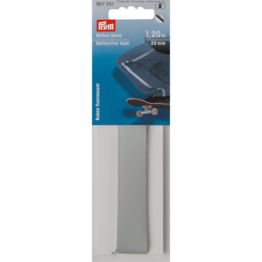 Prym: Heijastinnauha liimattava 20mm 1,2m