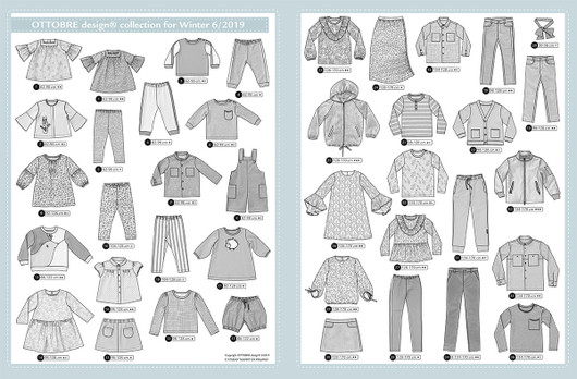 Ottobre design: Kids 62-170cm  talvi 6/2019 