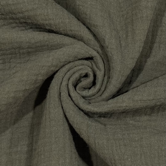 Double gauze: Harsokangas, armeijanvihreä