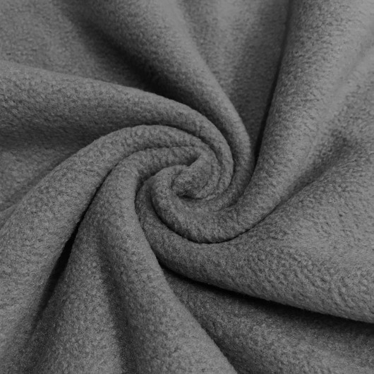 Polar fleece: Tummanharmaa