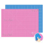 Sew Mate: Leikkuualusta 60x45cm, pinkki - sininen