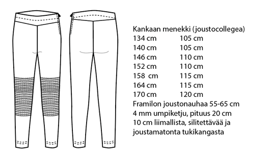 Jujuna, kaavapaketti: Teinien kaavapaketti, 134-170 cm