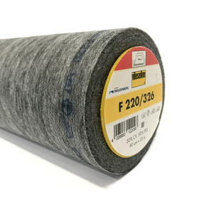 Vlieseline: Vlieseline F220 tukiharso, harmaa meleerattu