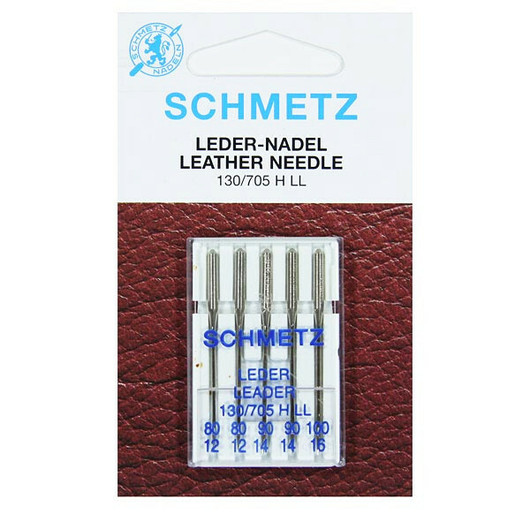 Ompelukoneneula: Schmetz nahkaneula 80-100