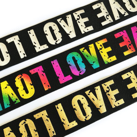 Bokserikuminauha 40mm, Love, useita värejä