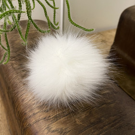 Tekoturkistupsu 12cm, valkoinen