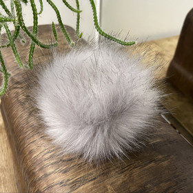 Tekoturkistupsu 12cm, vaaleanharmaa