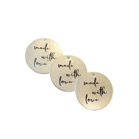 Kotimainen -  Handmade ja Made with love rosterimerkki 20mm