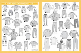 Ottobre design: Kids fashion 62-170cm, kevät 1/2021