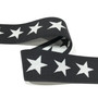 Bokserikuminauha 40mm tähti: tummanharmaa - vaaleanharmaa