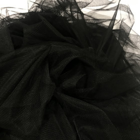 Pehmoinen tylli, musta