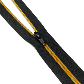 Metrivetoketju spiraali 6mm, musta - kulta, 1m