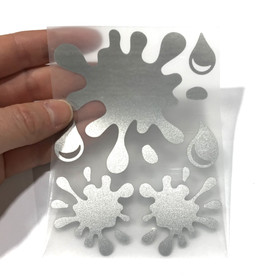 Heijastava silityskuva, roiskeet