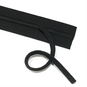 Prym: Nyörikuminauha 38mm, musta/valkoinen