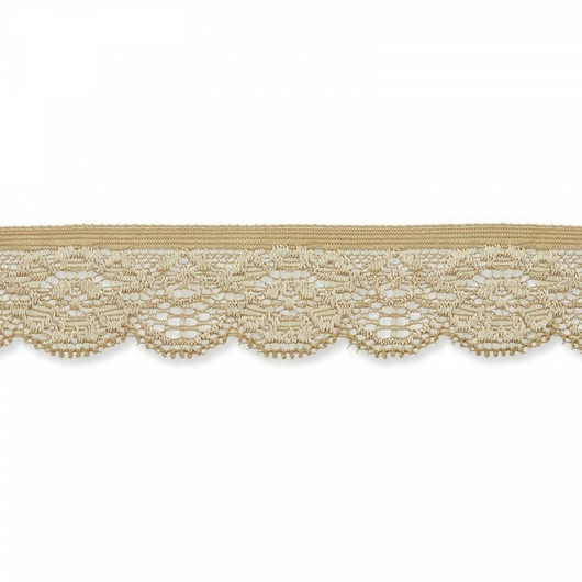 Prym: Joustava pitsi 25mm, beige