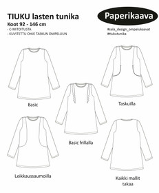 Sala Design: TIUKU lasten tunika 92-146