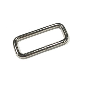 Kulmikas lenkki 25mm, hopea