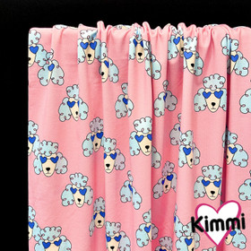Kimmi: Poodle luomupuuvillatrikoo, vaaleanpunainen