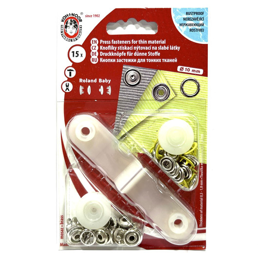 Baby Roland: Rengasneppari 10mm, keltainen 