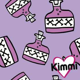 Kimmi: Poison luomupuuvillatrikoo, lila