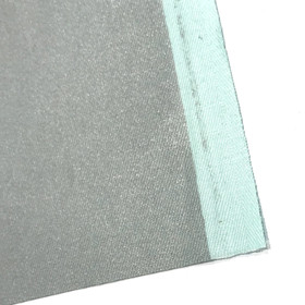 Alumiinipinnoitettu kangas / silityslautakangas, hopea