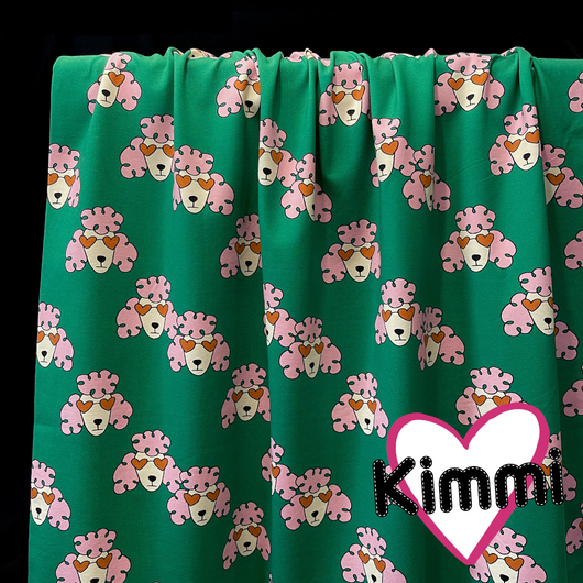Kimmi: Poodle luomupuuvillatrikoo, vihreä